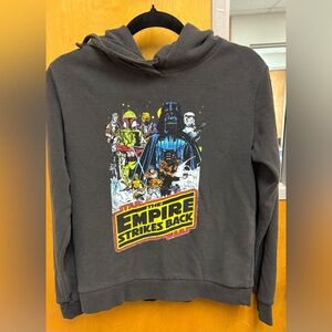 Star Wars The Empire Strikes Back Men's Black Graphic Hoodie